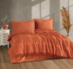 Clasy Set Cuvertură Gofrată cu Ciucuri 220x240 cm, 4 Piese, Cuvertură Velda V3 Pique Clasy (400.207-158328)