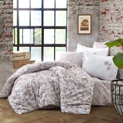 Ralex Pucioasa Lenjerie pat premium Lux Satin 100% Bumbac, 4 piese king size, cearsaf 240x260 cm, pilota 200x220 cm, 2 fete perne 50x70 cm, Bej Elegant, Olova (300.128-olava-v2) Lenjerie de pat