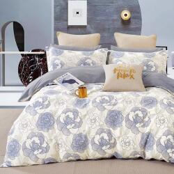 Ralex Pucioasa Lenjerie pat dublu 6 piese Percale Bumbac 100%, 6 piese, cu husă saltea 160x200 sau 180x200 cm, pilotă 200x230 cm, 2 fețe pernă 50x70 cm și 70x (400.143-PRC110) Lenjerie de pat