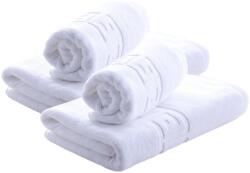 Ralex Pucioasa Set 4 prosoape baie 70x140 cm și 50x90 cm Bumbac 100%, Greek Border 500 grame/mp, Alb (24.S-103411) Prosop
