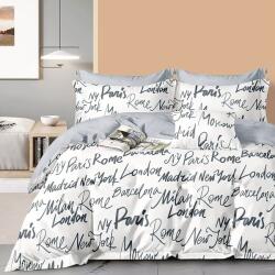 Ralex Pucioasa Lenjerie pat dublu 6 piese Percale Bumbac 100%, 6 piese, cu husa saltea 160x200 sau 180x200 cm, pilota 200x230 cm, 2 fete perna 50x70 cm si 70x (400.143-PRC114) Lenjerie de pat