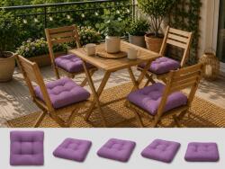 Ralex Pucioasa Set 4 pernute scaun interior / exterior 40 x 40 x 7 cm, Lila, Pucioasa (400.805-110869)