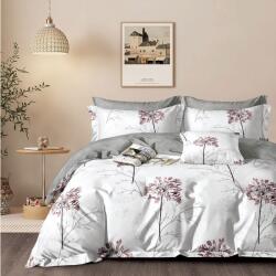 Ralex Pucioasa Lenjerie pat dublu extra large Percale imprimat Bumbac 100%, 6 piese, cearsaf pat 240x260 cm, pilota 200x230 cm, 2 fete perna 50x70 cm si 70x70 (300.13-PRC168) Lenjerie de pat