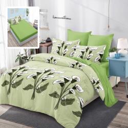 Ralex Pucioasa Pachet economic lenjerie pat dublu Finet 6 piese cu husă la saltea + 2 perne matlasate 50x70 cm + pilotă 200x215 cm primăvară toamnă HF6P207 (20.SH-HF6P207) Lenjerie de pat