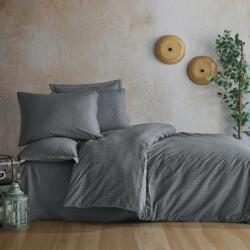 Clasy Lenjerie de pat dublu Bumbac Ranforce Boutique 4 piese, cearsaf pat 240x260 cm, pilota 200x220 cm, 2 fete perne 50x70 cm, Clasy Gri Antracit AR (300.290-138579) Lenjerie de pat