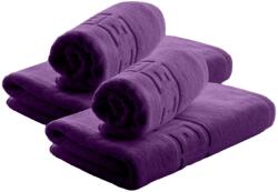 Ralex Pucioasa Set 4 prosoape baie 70x140 cm și 50x90 cm Bumbac 100%, Greek Border 500 grame/mp, Mov (24.S-90648) Prosop