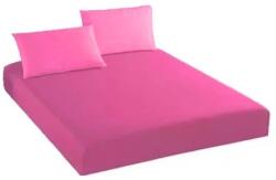 Ralex Pucioasa Set husă pat și fețe perne tricot jerse bumbac 100%, pentru saltea de 180x200 cm Siclam (HJBFP180-siclam)