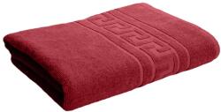 Ralex Pucioasa Prosop baie de corp 70x140 cm Bumbac 100%, Greek Border 500 grame/mp, Rosu Deschis (100.279-rosu-deschis) Prosop