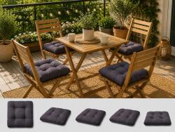Ralex Pucioasa Set 4 pernute scaun interior / exterior 40 x 40 x 7 cm, Mov, Pucioasa (400.805-110893)