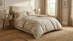 Ralex Pucioasa Lenjerie pat dublu Creponata 100% Bumbac, cearsaf pat 200x230 cm, pilota 180x215 cm, 2 fete perna 50x70 cm, Bej, CREP75 (308-106163) Lenjerie de pat