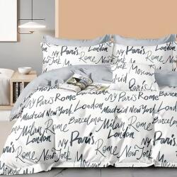 Ralex Pucioasa Lenjerie pat dublu 6 piese Percale Bumbac 100%, 6 piese, cu husa saltea 160x200 sau 180x200 cm, pilota 200x230 cm, 2 fete perna 50x70 cm si 70x (400.143-PRC154) Lenjerie de pat