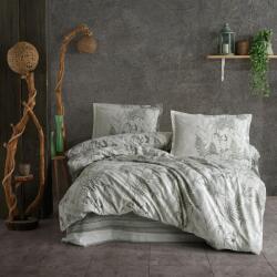 Ralex Pucioasa Lenjerie pat dublu Bumbac 100% Ranforce 4 piese extra large, cearsaf pat 240x260 cm, pilota 200x220 cm, 2 fete perne 50x70 cm, Verde TUVA (300.127-tuva) Lenjerie de pat