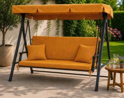 Ralex Pucioasa Saltea balansoar premium două segmente cu 2 perne 30x50 cm, 50x150 cm saltea, Orange (14) (400.804-111492)