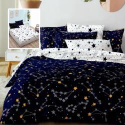 Ralex Pucioasa Pachet economic lenjerie pat dublu Finet 6 piese cu husa la saltea + 2 perne matlasate 50x70 cm + pilota 200x215 cm primavara toamna HF6P273 Pu (20.SH-HF6P273) Lenjerie de pat