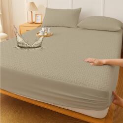 Ralex Pucioasa Husă protecție pat matlasată impermeabilă pentru saltea de 90x200, cu 1 față de pernă 50x70 cm Bej (400.511-bej) Lenjerie de pat