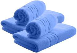 Ralex Pucioasa Set 4 prosoape baie 70x140 cm si 50x90 cm Bumbac 100%, Greek Border 500 grame/mp, Bleu (24.S-bleu) Prosop