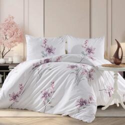 Ralex Pucioasa Lenjerie pat Ranforce Cotton Pro Bumbac 100%, 1 persoana cu husa, 3 piese Motiv floral Alb RCP35 (400.160-103643) Lenjerie de pat