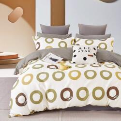 Ralex Pucioasa Lenjerie pat dublu 6 piese Percale Bumbac 100%, 6 piese, cu husa saltea 160x200 sau 180x200 cm, pilota 200x230 cm, 2 fete perna 50x70 cm si 70x (400.143-PRC119) Lenjerie de pat