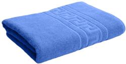 Ralex Pucioasa Prosop baie de corp 70x140 cm Bumbac 100%, Greek Border 500 grame/mp, Bleu (100.279-bleu) Prosop