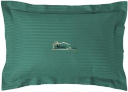 HomePuls Fata de perna Damasc policoton dunga 1 cm, 50 x 70 cm si tiv cu bordura 3, 5 cm, Verde (CPF.135-verde) Lenjerie de pat
