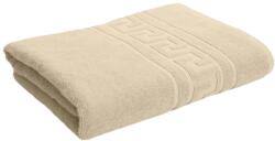 Ralex Pucioasa Prosop baie de corp 70x140 cm Bumbac 100%, Greek Border 500 grame/mp, Crem (100.279-crem) Prosop