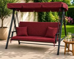 Ralex Pucioasa Saltea balansoar premium două segmente 50x150 cm, Roșu Închis (5) (400.803-111471)