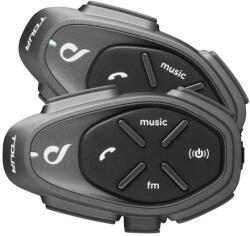 Interphone TOUR HD Motorbike intercom 1500 m 2 pcs Black (TOUR HD)