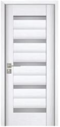 Novo Doors Usa Interior din MDF Novo Doors ND02 LUX PREMIUM, Cadru din Lemn Masiv, KIT COMPLET, Toc Reglabil de 10 CM INCLUS, Plinta pe Ambele Parti (Culoare: Wenge, Dimensiune: 80 cm, Maner: Patrat argintiu cro