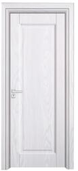 Novo Doors Usa Interior din MDF Novo Doors ND83 LUX PREMIUM, Cadru din Lemn Masiv, KIT COMPLET, Toc Reglabil de 10 CM INCLUS, Plinta pe Ambele Parti (Culoare: Alb, Dimensiune: 70 cm, Maner: Patrat argintiu crom,