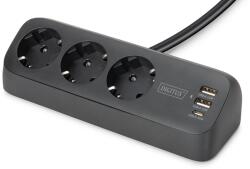 ASSMANN DIGITUS 3 Plug + 2 USB 1,5 m (DA-70625)
