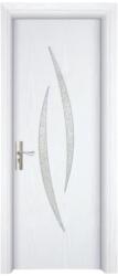 Novo Doors Usa Interior din MDF Novo Doors ND100, Cadru din Lemn Masiv, Geam Sablat, KIT COMPLET, Toc , Manere si balamale incluse (Culoare: Stejar Auriu, Dimensiune: 80 cm, Maner: Standard, Toc: Reglabil 30 cm)