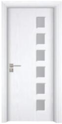 Novo Doors Usa Interior din MDF Novo Doors ND319, Cadru din Lemn Masiv, Geam Sablat, KIT COMPLET, Toc , Manere si balamale incluse (Culoare: Crem, Dimensiune: 70 cm, Maner: Standard, Toc: Reglabil 10 cm) (ND319C