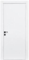 Novo Doors Usa Interior din MDF Novo Doors ND170 LUX PREMIUM, Cadru din Lemn Masiv, KIT COMPLET, Toc Reglabil de 10 CM INCLUS, Plinta pe Ambele Parti (Culoare: Alb mat, Dimensiune: 80 cm, Maner: Patrat negru inc