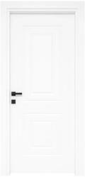 Novo Doors Usa Interior din MDF Novo Doors NDF22 LUX PREMIUM SOFT TOUCH, Cadru din Lemn Masiv, KIT COMPLET, Toc Reglabil de 10 CM INCLUS, Plinta pe Ambele Parti (Culoare: Alb mat, Dimensiune: 80 cm, Toc: Reglabi