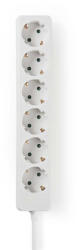 Nedis 6 Plug 3 m (ESOC630F1WT)