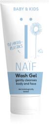 Naïf Baby & Kids Wash Gel gel pentru spălarea și curățarea copiilor și a bebelușilor corp si fata 100 ml