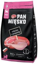 Pan Mięsko PAN MIĘSKO hrana catelusi cu vitel si prepelita L 2x9 kg