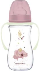 Canpol babies EasyStart Sleepy Koala 300 ml biberon pentru sugari 12 m+ Pink 1 buc