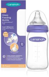 Lansinoh NaturalWave Glass biberon pentru sugari Slow 1 buc