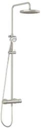 Kludi Coloană de duș cu baterie termostatată Kludi Logo, brushed nickel (68082N5-00)