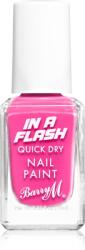Barry M IN A FLASH gyorsan száradó körömlakk árnyalat Pink Burst 10 ml