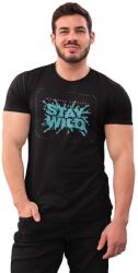 D&B Férfi/Unisex Póló ST00237 Stay Wild Fekete-Méret 2XL (ST00237StayWildBlack2XL)