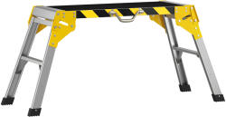 HomCom Banc de lucru pliant, banc de strângere din aluminiu, masă de lucru robustă cu mâner, design antiderapant, argintiu | Aosom Romania (B71-089V00BK)