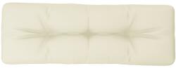 vidaXL krémszínű szövet raklappárna 120 x 40 x 12 cm 1.85 kg (360625)