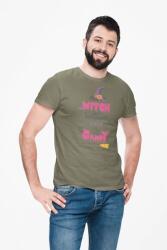 D&B Férfi/Unisex Póló ST00254 Halloween Katonai zöld-Méret 2XL (ST00254HalloweenMilitaryGreen2)