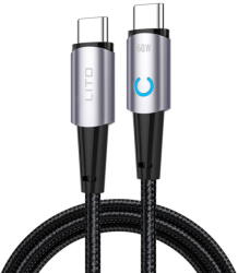 Lito Cablu Date si Incarcare Lito USB-C - USB-C LD10CC 60W 1m Negru