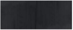 vidaXL négyszögletű fekete bambusz szőnyeg 80 x 200 cm 5.55 kg (376774)
