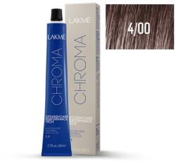 LAKMÉ COSMETICS Vopsea permanenta fara amoniac 4/00 saten mediu natural Chroma 60ml (8429421140010)