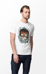 D&B Férfi Unisex Póló PC00026 Jimmy Hendrix Fehér-Méret 2XL (PC00026JimmyHendrixWhite2XL)