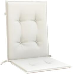 vidaXL 2 db melange krémszínű szövet háttámlás székpárna 100x50x4 cm 1.2 kg (4002451)